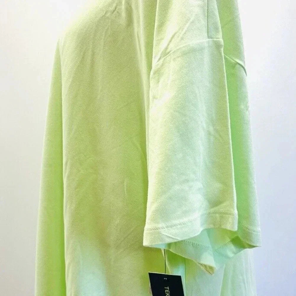 NWT TEK GEAR Women Short Sleeve Crew Neck On the Go Gear Green Shirt Plus Sz 2X - Picture 10 of 11